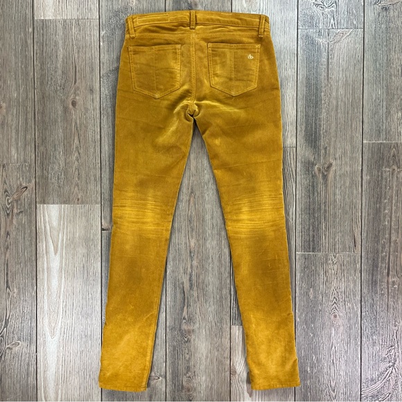 SOLD! Rag & Bone Skinny Jeans Corduroy Pants Saffron Yellow - Picture 5 of 12
